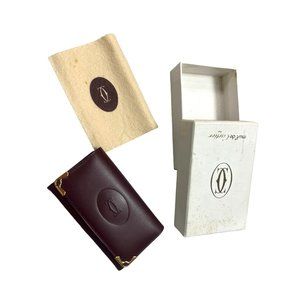 #130 CARTIER Key Case With Box & Duster